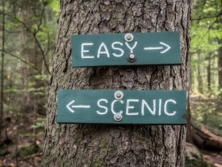 Two opposite choises of life