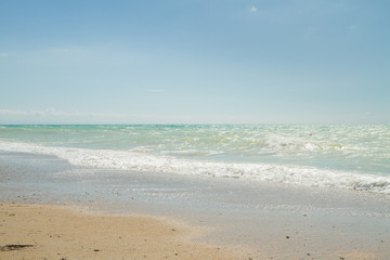 The sea shore summer Sunny day