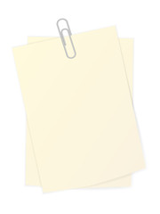 Paper sheet and paper clip