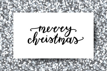 merry christmas lettering