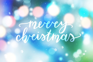 merry christmas lettering