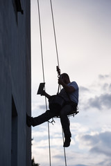 Industrial climber worker
