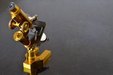 Vintage Brass Microscope

