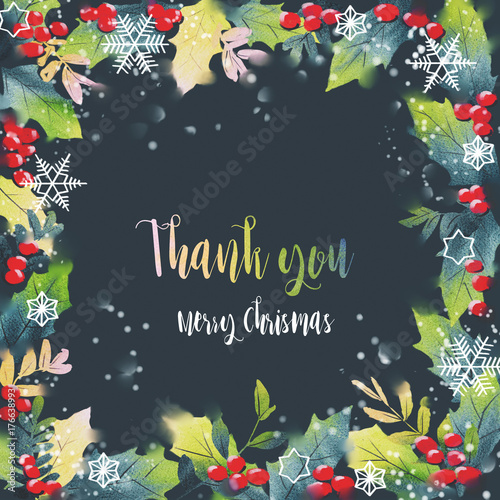 christmas card watercolor painting with hand lettering gift box for christmas digital painting - Free Digital Christmas Cards christmas card watercolor painting with hand lettering gift box for christmas digital painting - Free Digital Christmas Cards