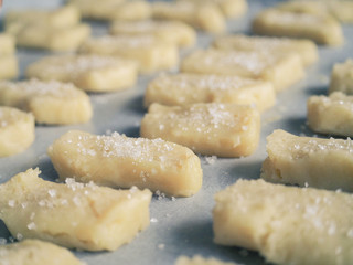Just baked shortbread. Ginger biscuits. 
