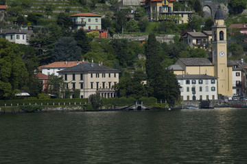 Fototapeta na wymiar .Lombardy; Lake Como, Villa Oleandra; owner: George Clooney.