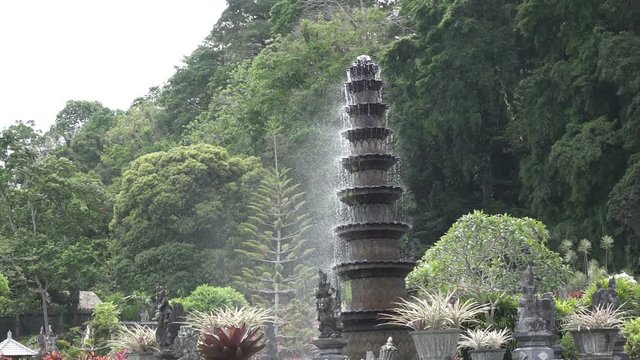 Water Palace of Tirta Gangga. Landmark in Bali Karangasem, Indonesia