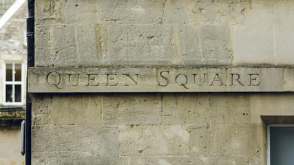 Queen Square Carved in the Stone B Georgian Architecture Element