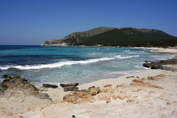Fototapeta na wymiar Küste und Strand auf Mallorca