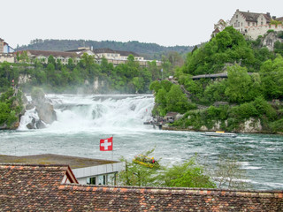 Rhine Falls in Switzerland