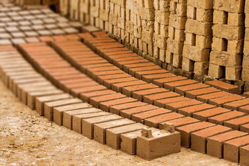 Obraz na płótnie Canvas Mud bricks
