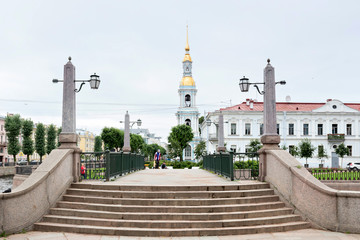Вид на колокольню Николо – Богоявленского морского...