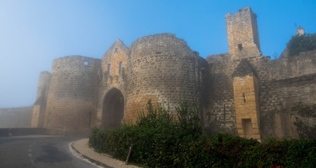 Fototapeta na wymiar Die Bastide von Domme in der Dordogne