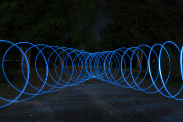 Lichtspiele bei Nacht