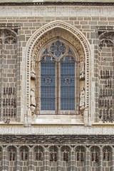 Irons at the wall of Monasterio de San Juan de los Reyes, Toledo, Spain