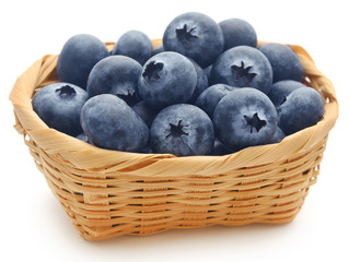 Group of fresh blueberries