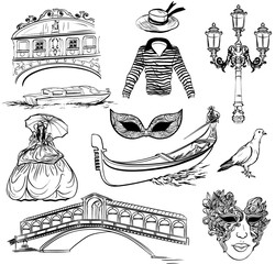 Set of Venice sketch © mirifadapt