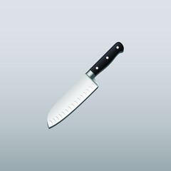 KN05Sa12Gr - Santoku Knife