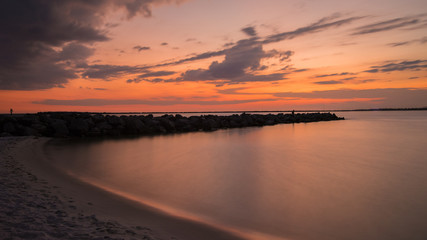 White Beach with beautiful nature