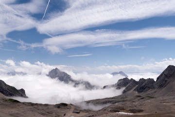 Zugspitze in Bavaria, Germany