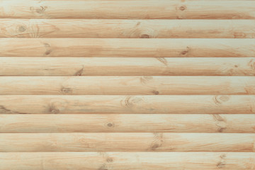 Fototapeta premium Surface is finished with a modern natural round light timber as a background