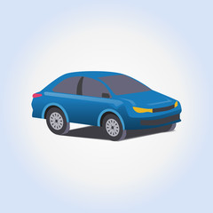 Car vector icon or illustration