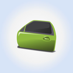 Car window tinting vector icon or illustration