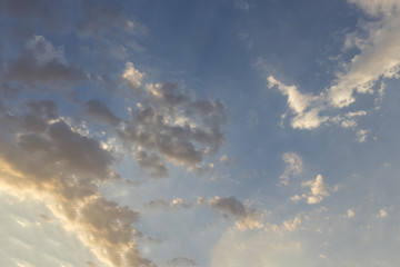 Sunset sky in Brazil