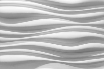 beautiful amazing closeup detailed, monochrome view of interior wall smooth wavy background