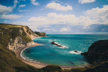 Cove in Wareham, Dorset south of England on the Jurassic Coast by Durdle Door