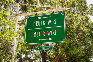 Schild 264 - Neuer Weg