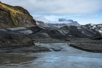 Skaftafell Glacier national park Iceland