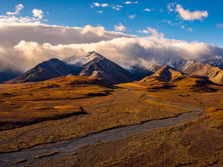 Mountain Range in Denali - Alaska