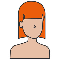 beautiful woman shirtless avatar character