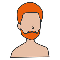 young man shirtless avatar character