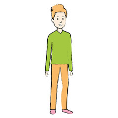 young man avatar character