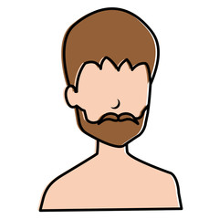 young man shirtless avatar character