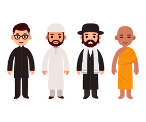 Different religion priests