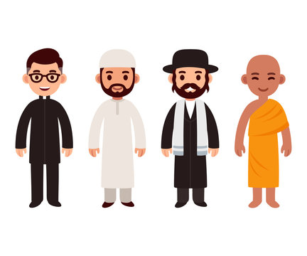 Different religion priests