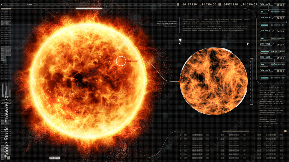 Poster Sun Solar Flare Particles coronal mass ejections for background computer desktop screen display