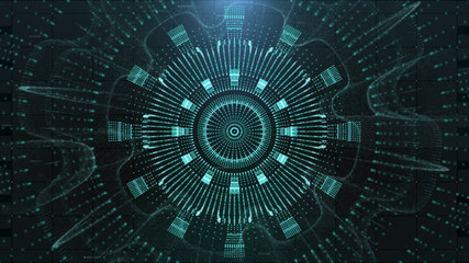 Hi-tech user interface head up display for background computer desktop screen display