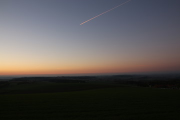 herbst sonnenuntergang landschaft