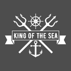 set of yachting badges and logos