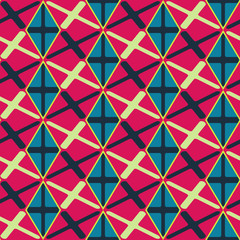 Seamless mosaic pattern. Geometric background. Vector Illustration.