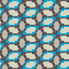 Seamless mosaic pattern. Geometric background. Vector Illustration.