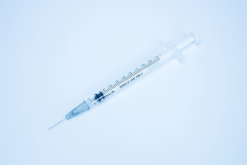 syringes. syringes on white background