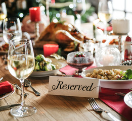 Christmas dinner party