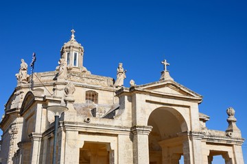 Fototapeta premium Front view of Providenza Chapel, Tal Providenza, Malta.