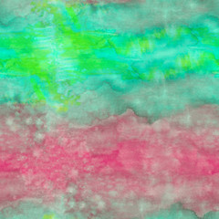 Abstract seamless watercolor hand painted texture.