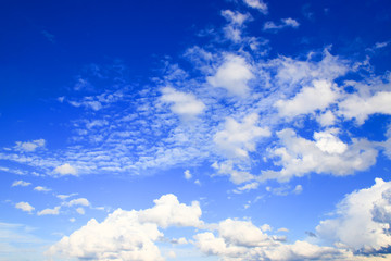 Naklejka na ściany i meble panorama sky and cloud summer time beautiful background